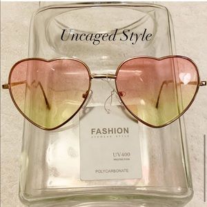 Heart Shaped Ocean Lens Iconic Sunglasses